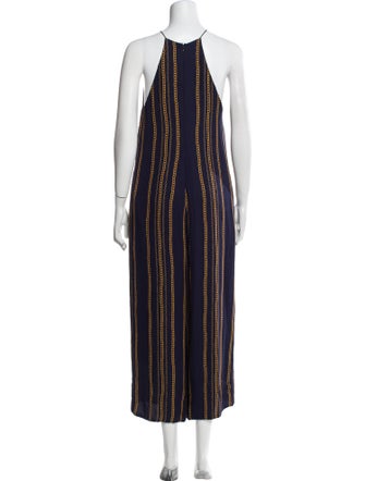 Nicholas Printed Crew Neck Jumpsuit