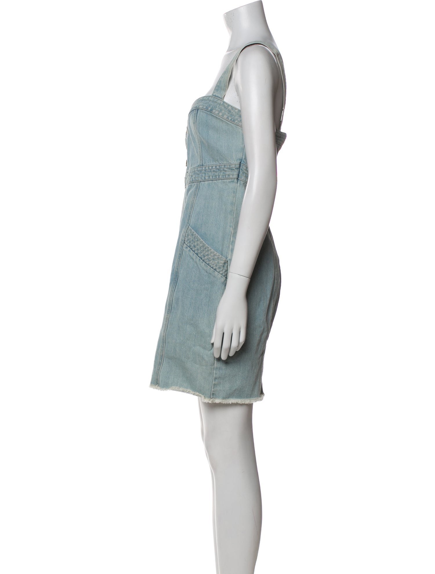 Nicholas Square Neckline Mini Dress