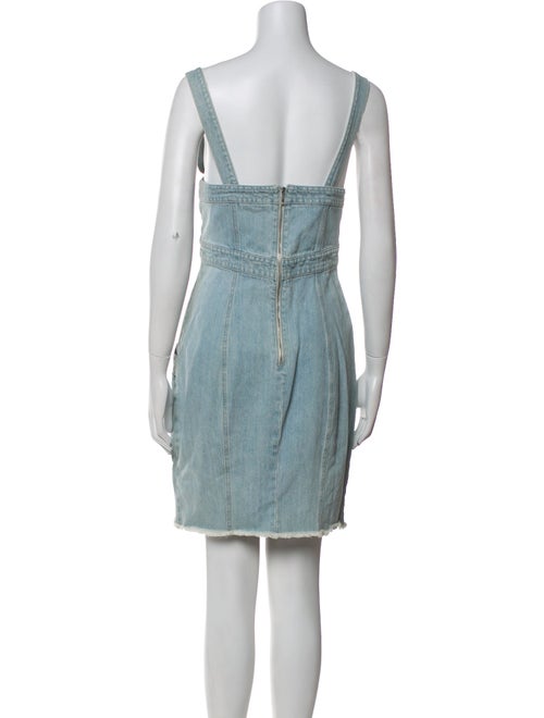 Nicholas Square Neckline Mini Dress