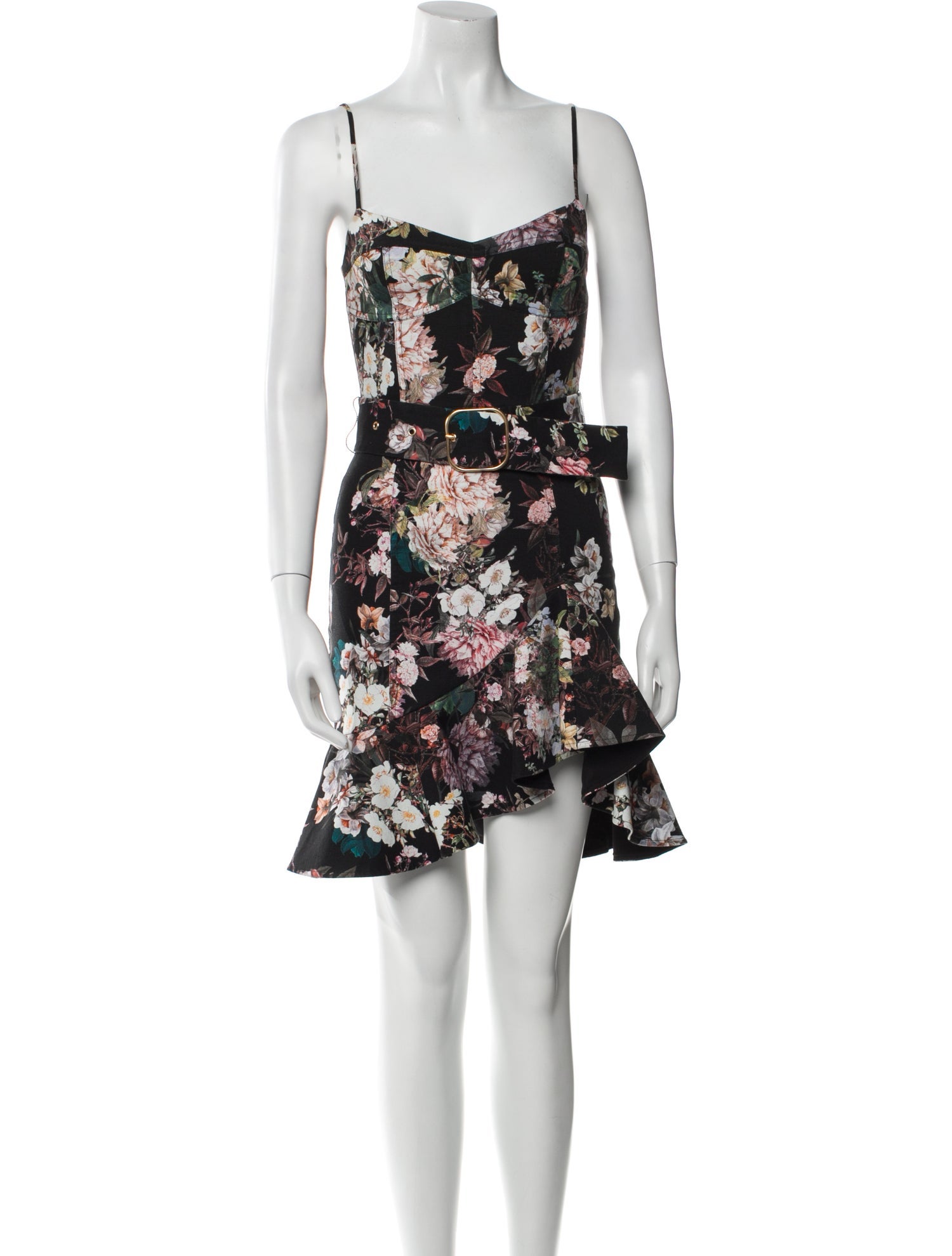 Nicholas Floral Print Mini Dress