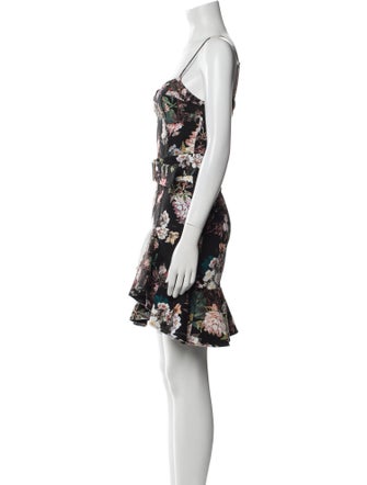 Nicholas Floral Print Mini Dress