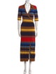 Nicholas Striped Long Dress