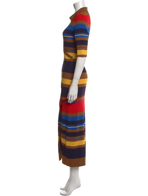 Nicholas Striped Long Dress