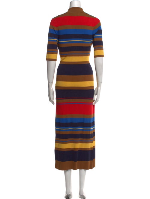 Nicholas Striped Long Dress