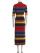 Nicholas Striped Long Dress
