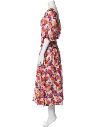 Nicholas Floral Print Long Dress