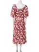 Nicholas Floral Print Long Dress