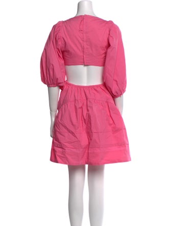 Nicholas Square Neckline Mini Dress