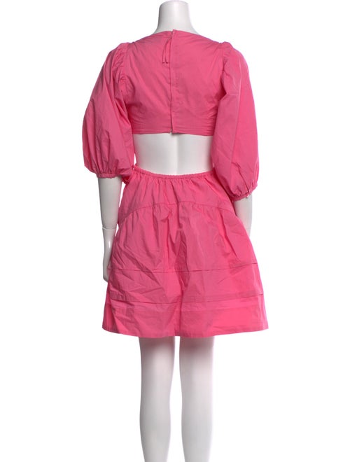 Nicholas Square Neckline Mini Dress