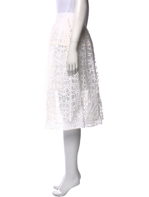 Nicholas Lace Pattern Knee-Length Skirt