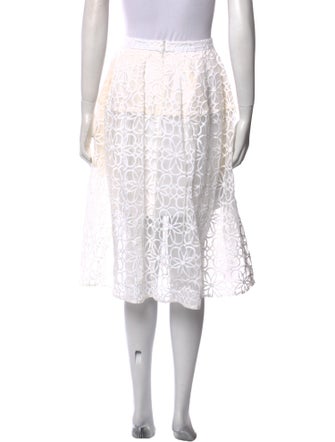 Nicholas Lace Pattern Knee-Length Skirt