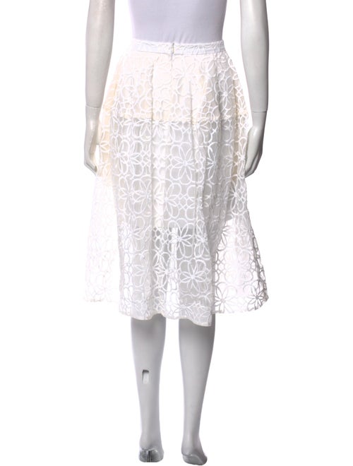 Nicholas Lace Pattern Knee-Length Skirt