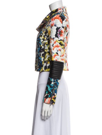 Nicholas Printed Biker Jacket