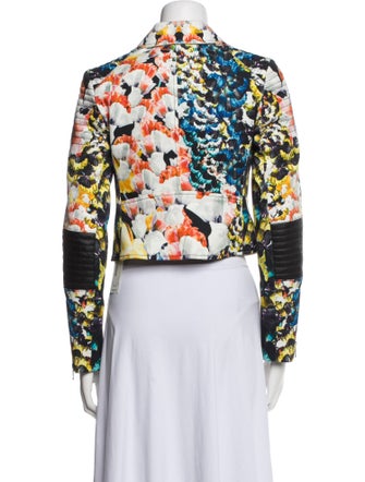 Nicholas Printed Biker Jacket
