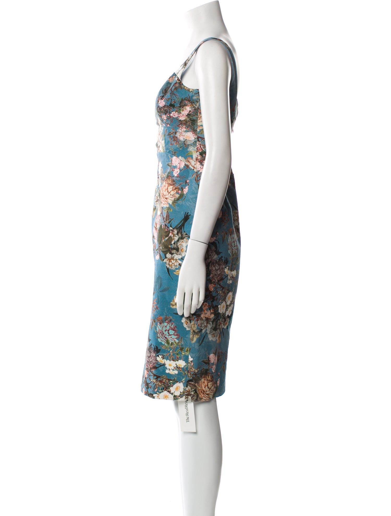 Nicholas Floral Print Knee-Length Dress