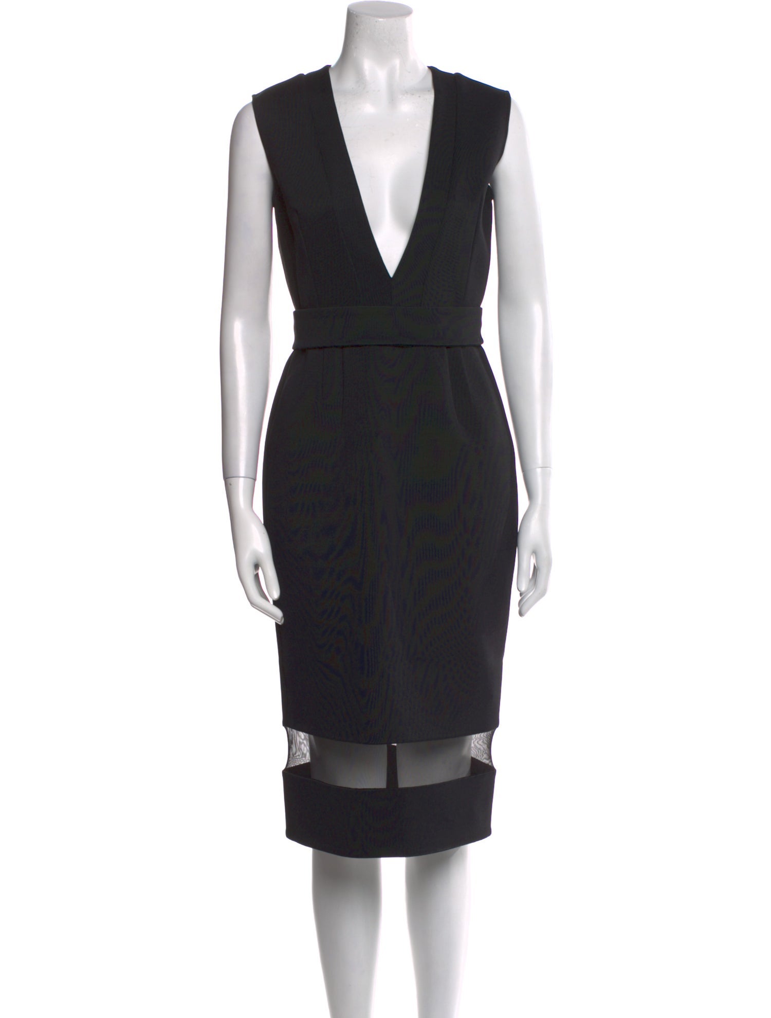 Nicholas V-Neck Midi Length Dress