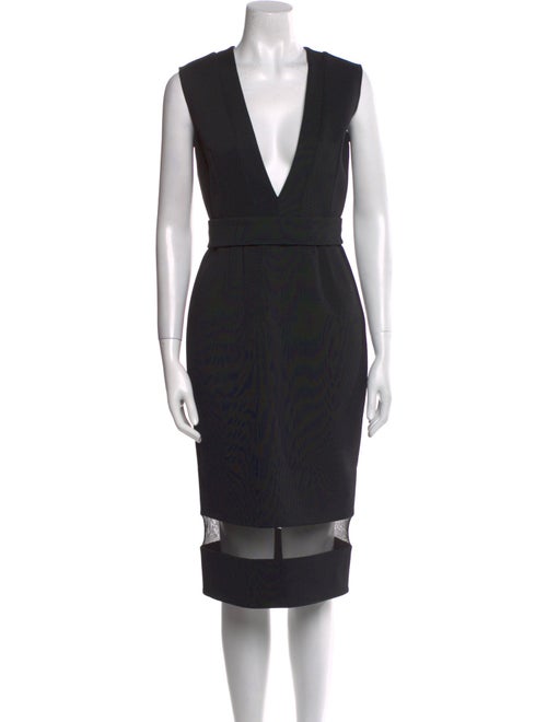 Nicholas V-Neck Midi Length Dress