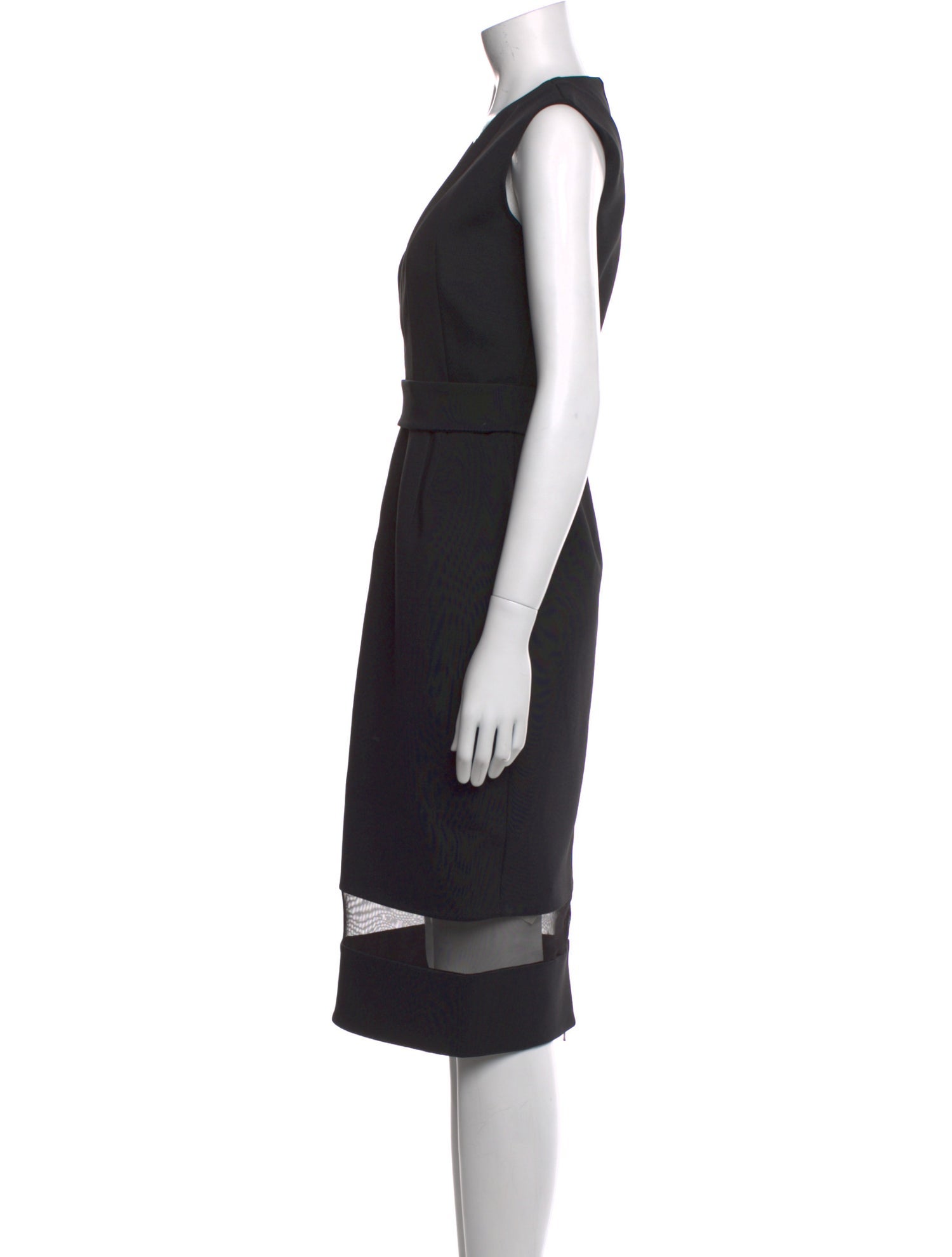 Nicholas V-Neck Midi Length Dress