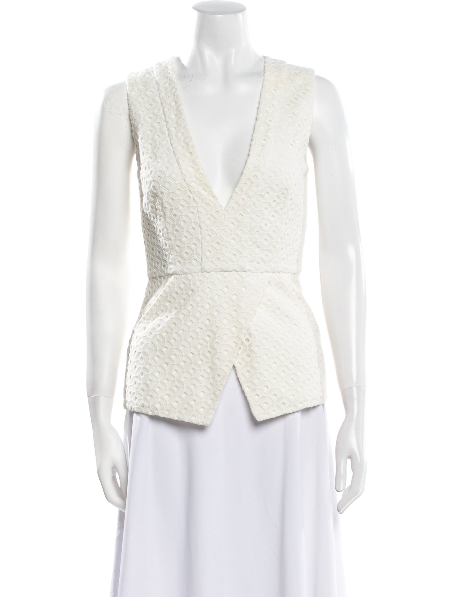 Nicholas V-Neck Sleeveless Top