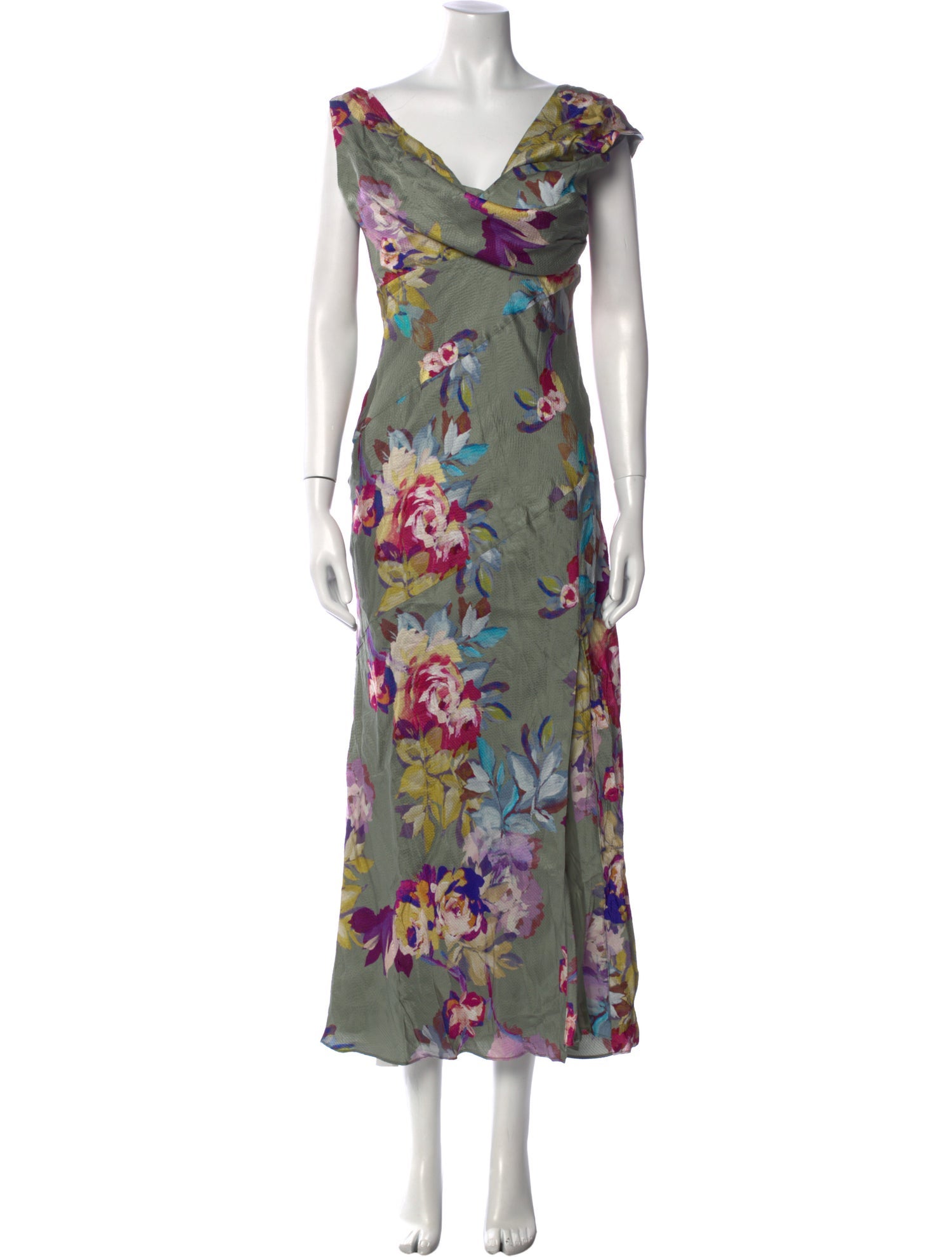 Nicholas Floral Print Long Dress