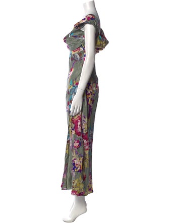 Nicholas Floral Print Long Dress