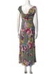 Nicholas Floral Print Long Dress