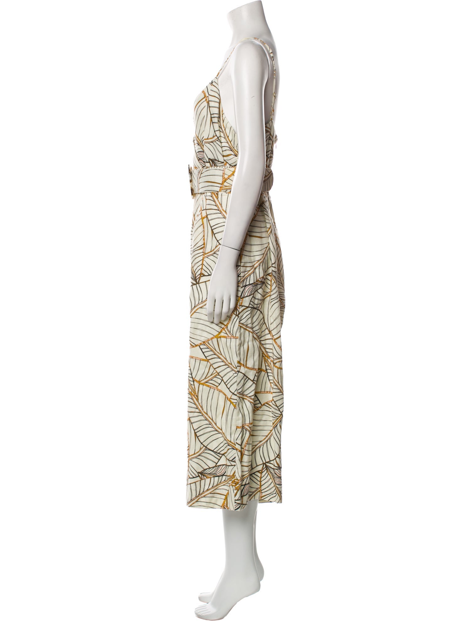 Nicholas Linen Printed Jumpsuit