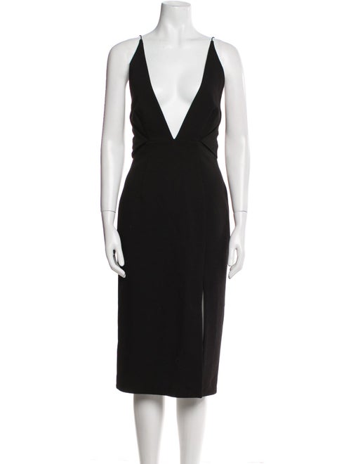 Nicholas V-Neck Midi Length Dress