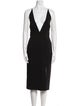Nicholas V-Neck Midi Length Dress