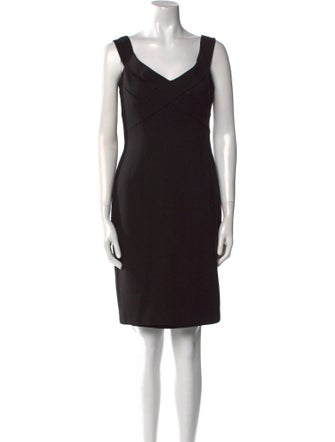 Nicholas V-Neck Mini Dress