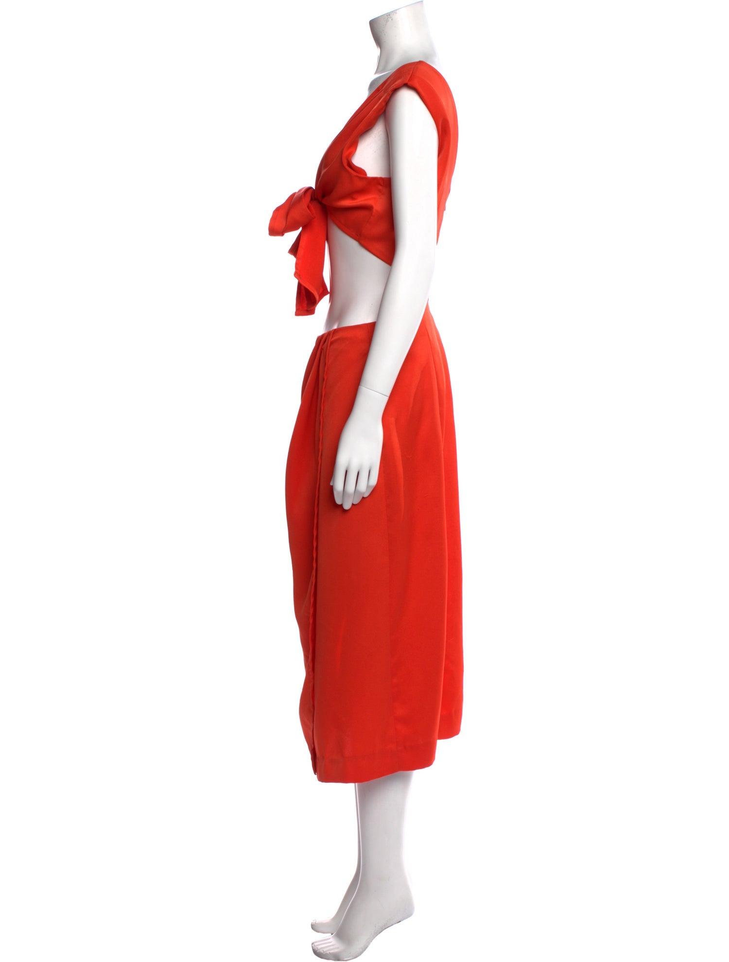 Nicholas V-Neck Midi Length Dress