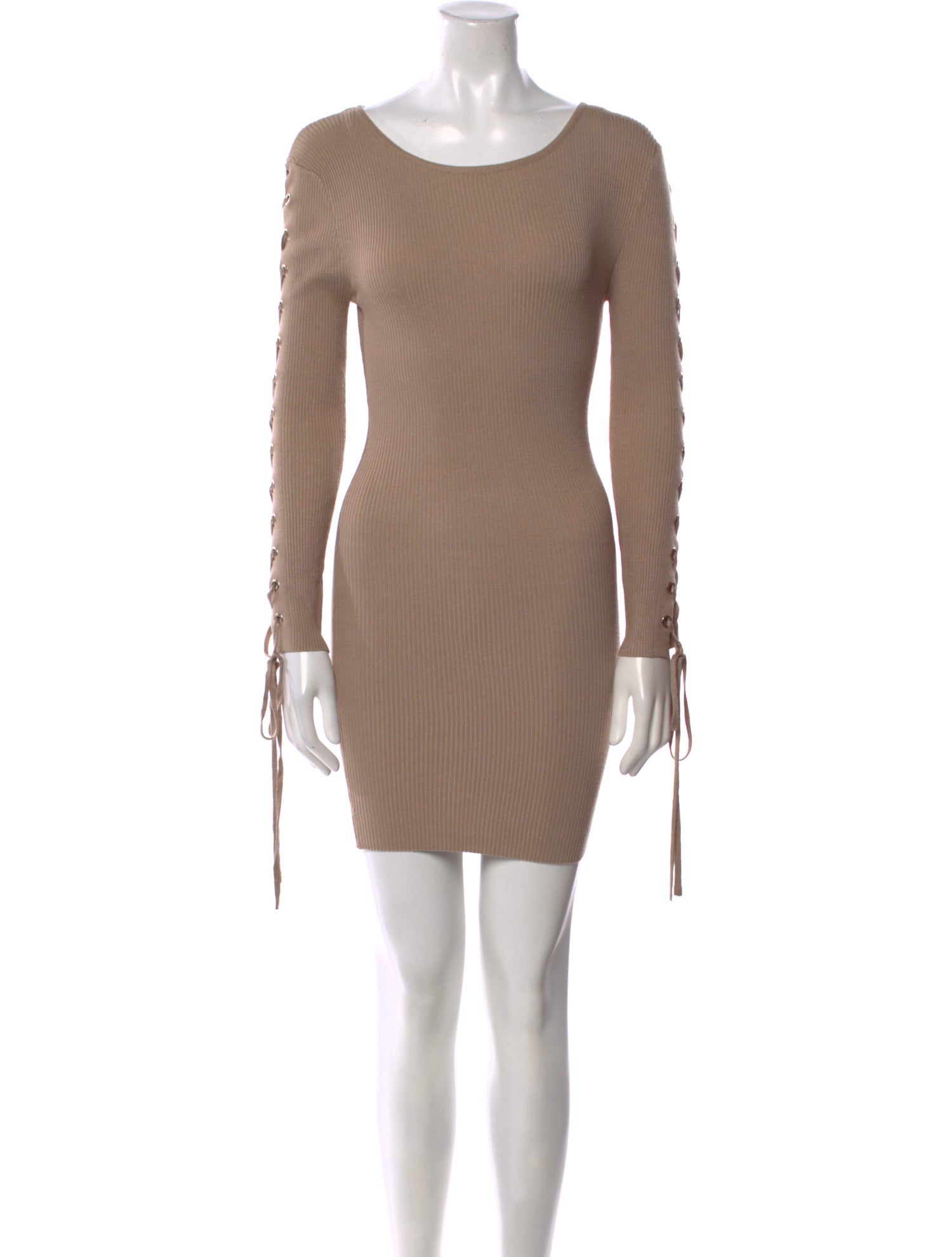 Nicholas Bateau Neckline Mini Dress