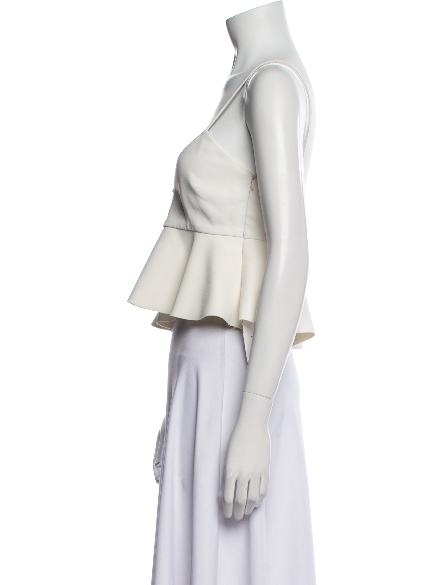 Nicholas V-Neck Sleeveless Crop Top