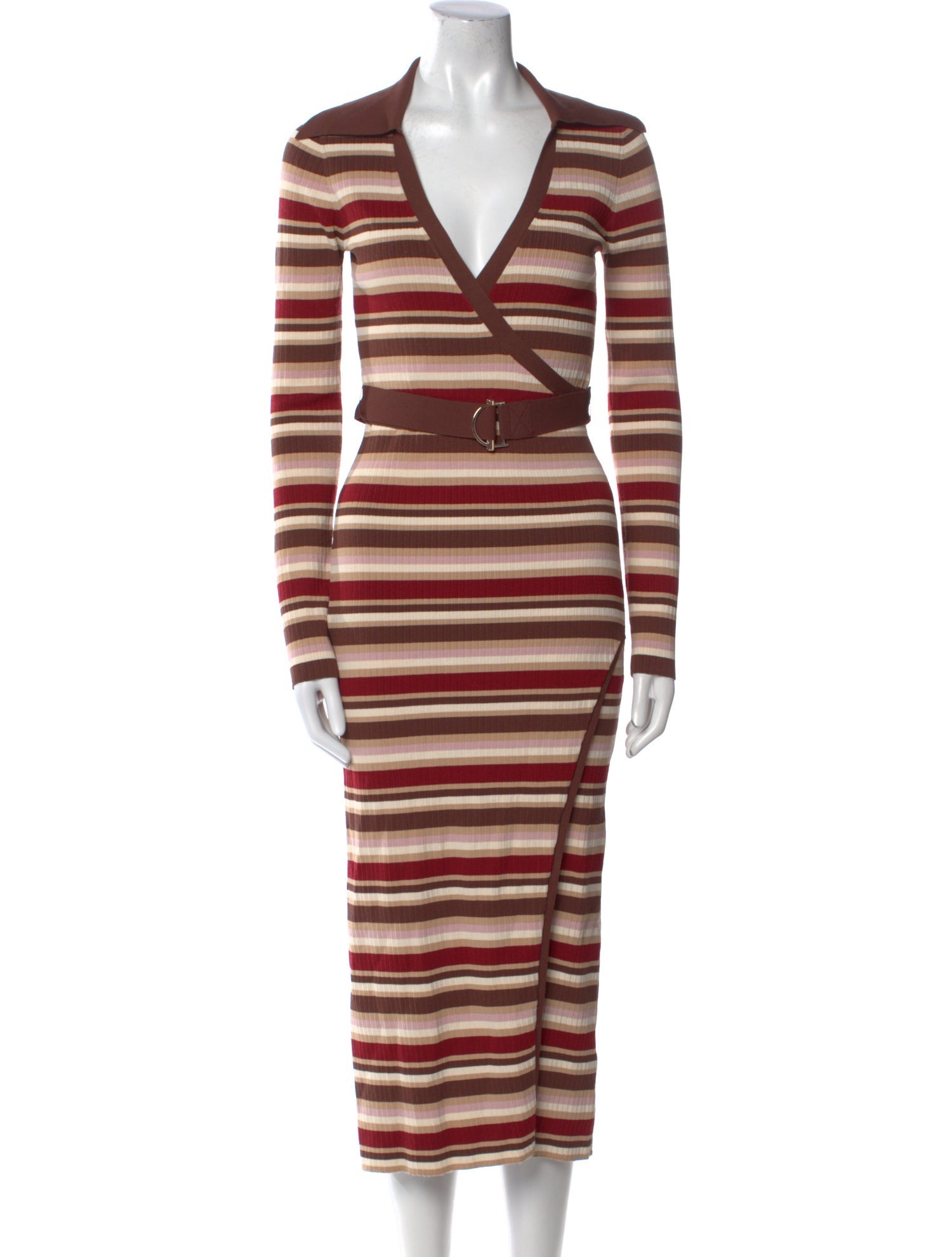 Nicholas Striped Long Dress