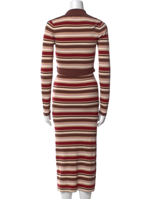 Nicholas Striped Long Dress