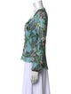 Nicholas Silk Floral Print Blouse