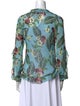 Nicholas Silk Floral Print Blouse