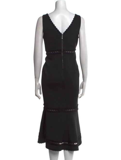 Nicholas V-Neck Midi Length Dress