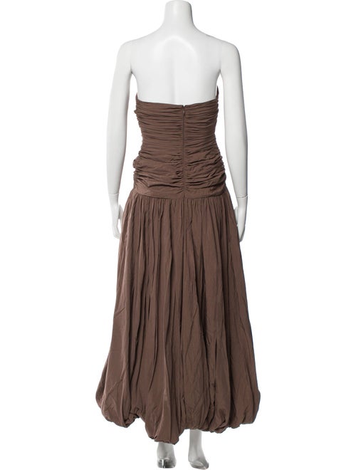 Nicholas Strapless Midi Length Dress