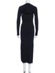 Nicholas Square Neckline Long Dress