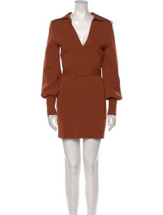 Nicholas V-Neck Mini Dress