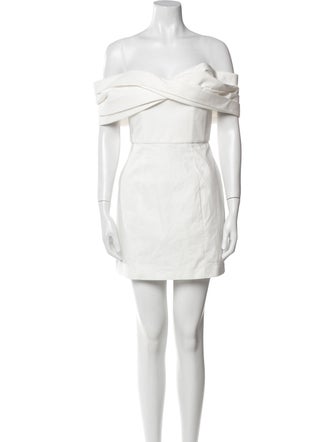 Nicholas Off-The-Shoulder Mini Dress
