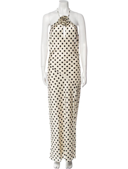 Nicholas Polka Dot Print Long Dress