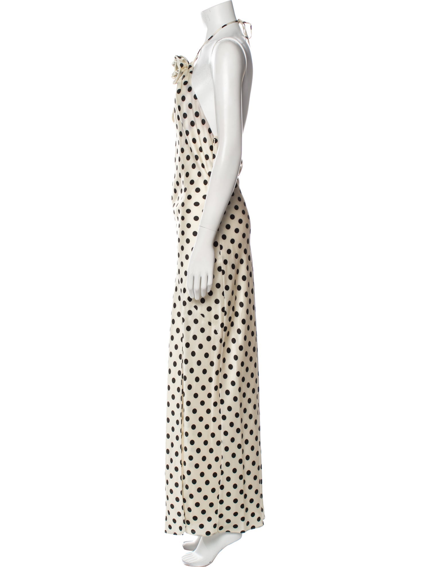 Nicholas Polka Dot Print Long Dress