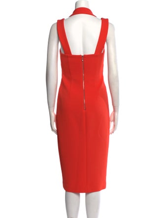 Nicholas V-Neck Midi Length Dress