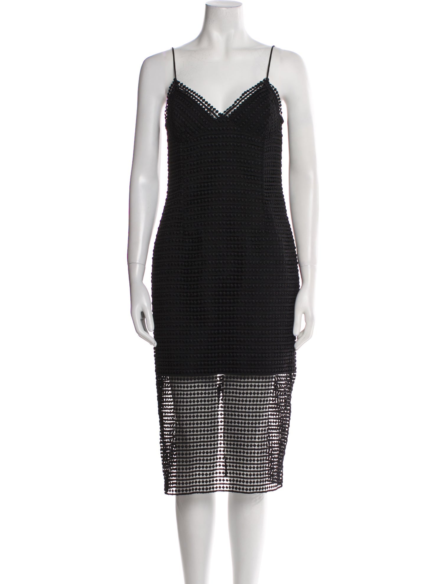 Nicholas V-Neck Midi Length Dress