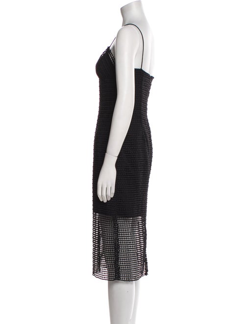 Nicholas V-Neck Midi Length Dress