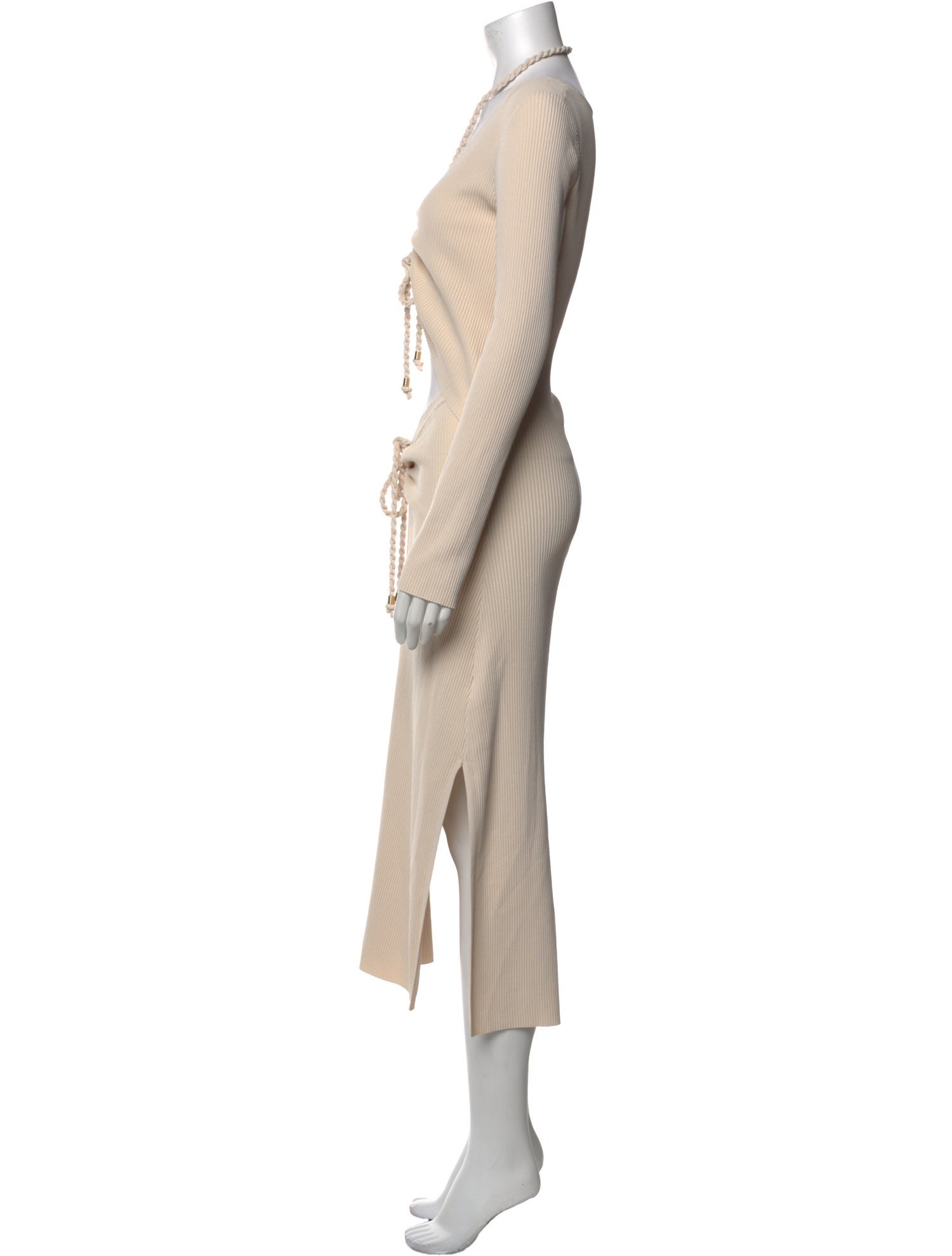 Nicholas V-Neck Midi Length Dress