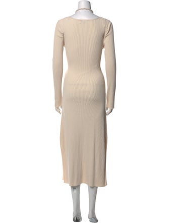 Nicholas V-Neck Midi Length Dress
