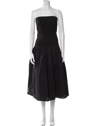 Nicholas Strapless Midi Length Dress